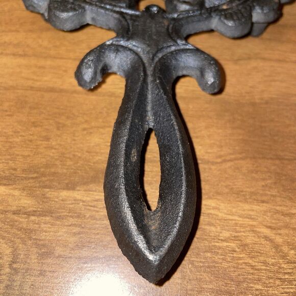 Vintage 50's Cast Iron Footed Heavy Trivet #3 John Zimmerman JZH 1952 Kitchen - Picture 3 of 9